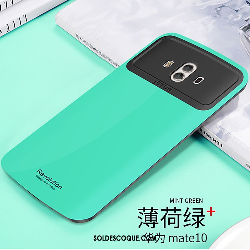 Coque Huawei Mate 10 Téléphone Portable Bleu Silicone Protection Incassable Housse Pas Cher