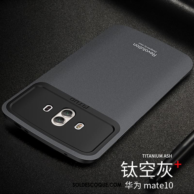 Coque Huawei Mate 10 Téléphone Portable Bleu Silicone Protection Incassable Housse Pas Cher