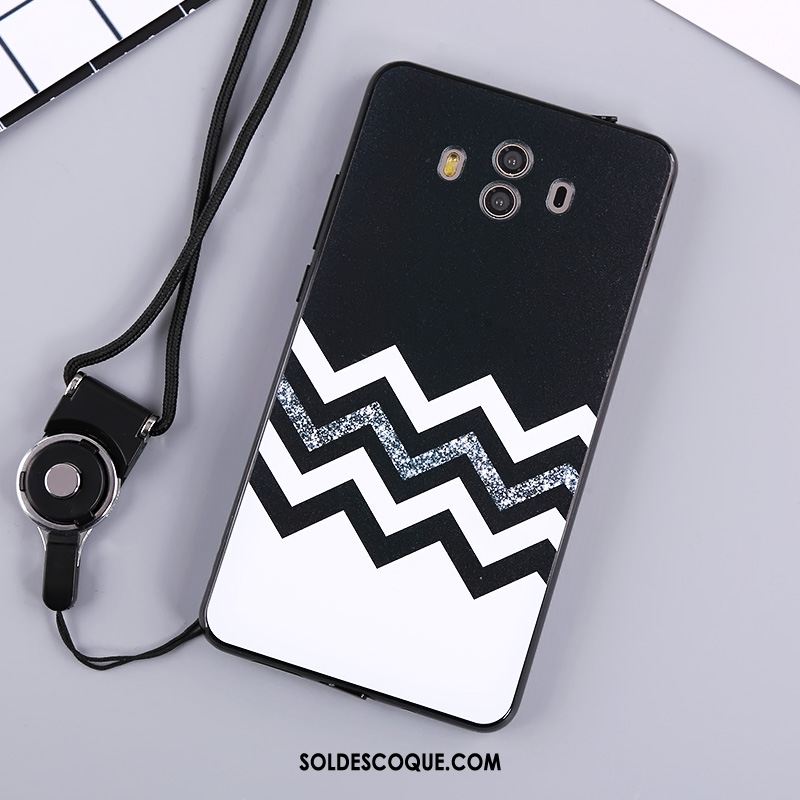 Coque Huawei Mate 10 Téléphone Portable Fluide Doux Blanc Incassable Étui France