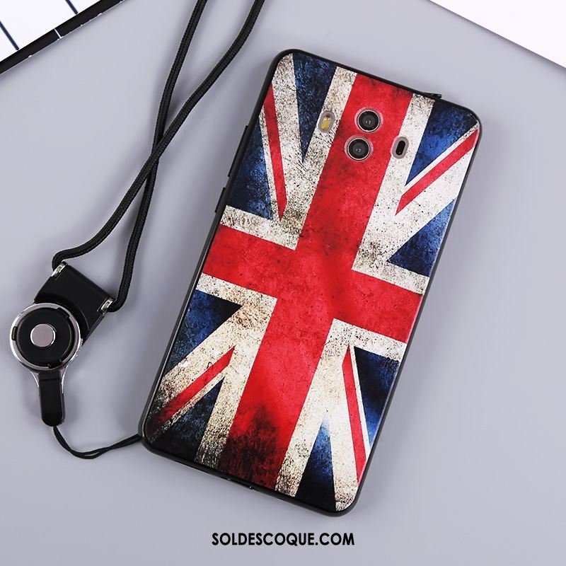 Coque Huawei Mate 10 Téléphone Portable Fluide Doux Blanc Incassable Étui France