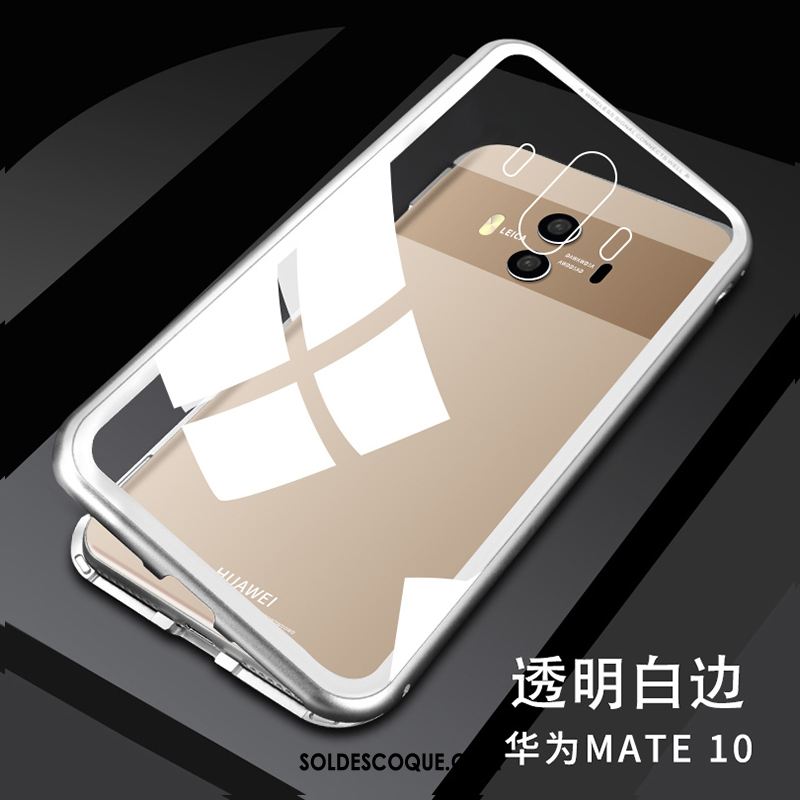 Coque Huawei Mate 10 Téléphone Portable Protection Étui Incassable Blanc Pas Cher