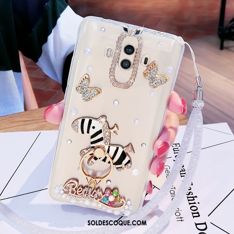 Coque Huawei Mate 10 Téléphone Portable Transparent Ornements Suspendus Soldes