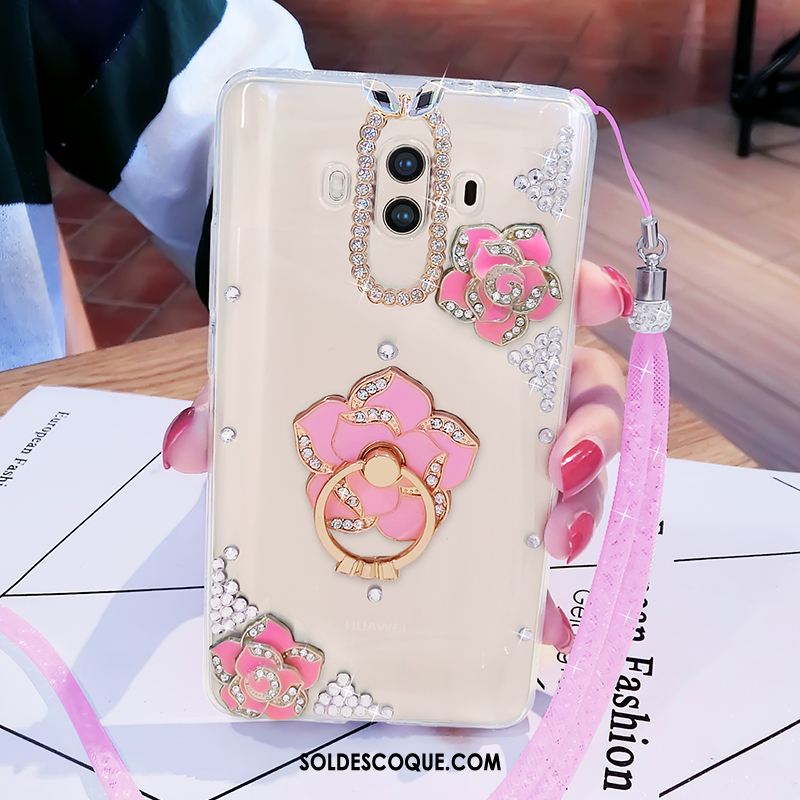 Coque Huawei Mate 10 Téléphone Portable Transparent Ornements Suspendus Soldes