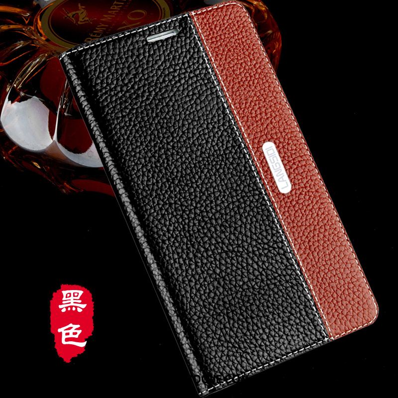 Coque Huawei Mate 10 Téléphone Portable Étui En Cuir Rouge Pas Cher