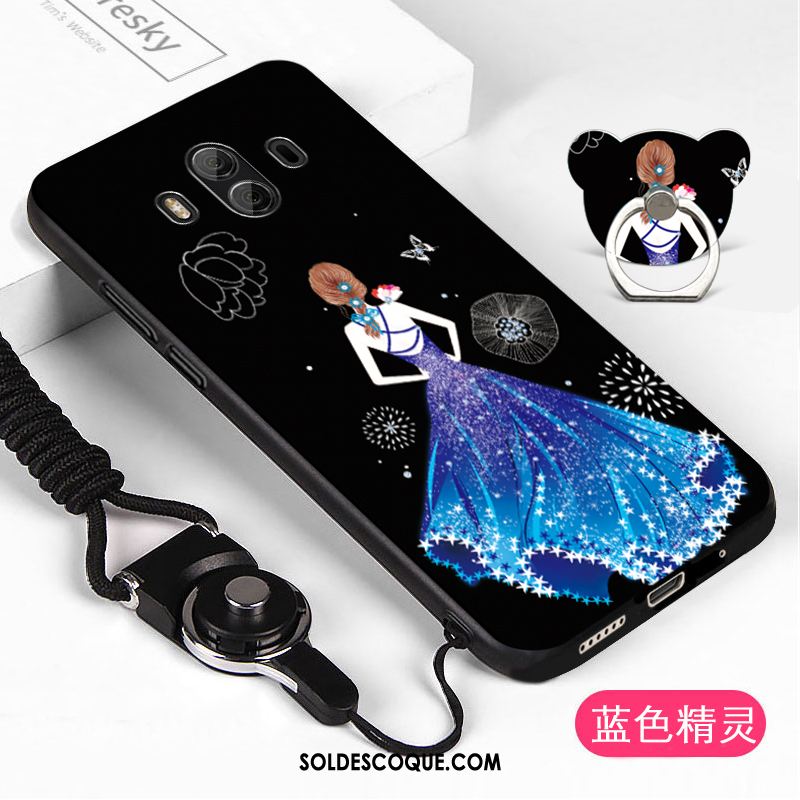 Coque Huawei Mate 10 Étui Fluide Doux Incassable Téléphone Portable Ornements Suspendus Pas Cher