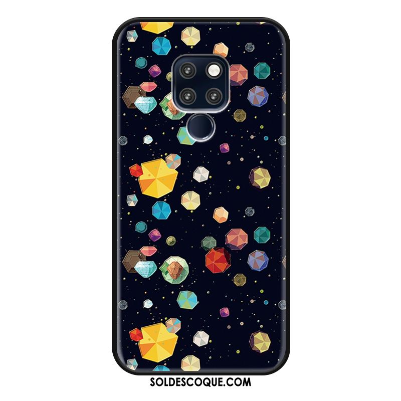 Coque Huawei Mate 20 Créatif Colorée Personnalité Violet Téléphone Portable Pas Cher