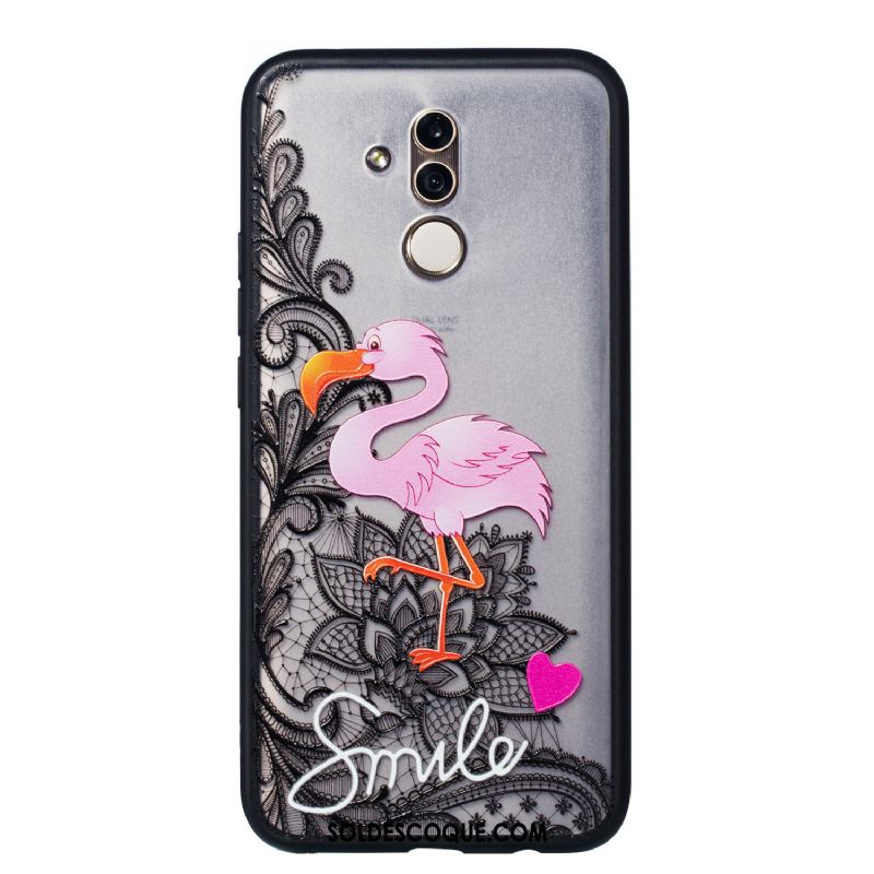 Coque Huawei Mate 20 Lite Animal Gaufrage Étui Dessin Animé Protection Pas Cher