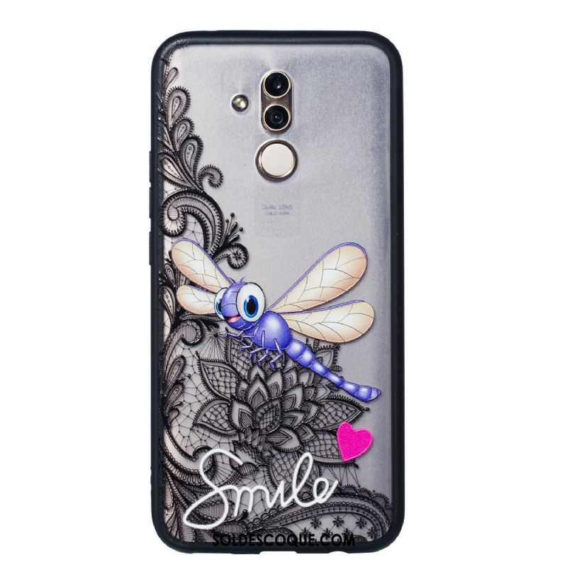 Coque Huawei Mate 20 Lite Animal Gaufrage Étui Dessin Animé Protection Pas Cher