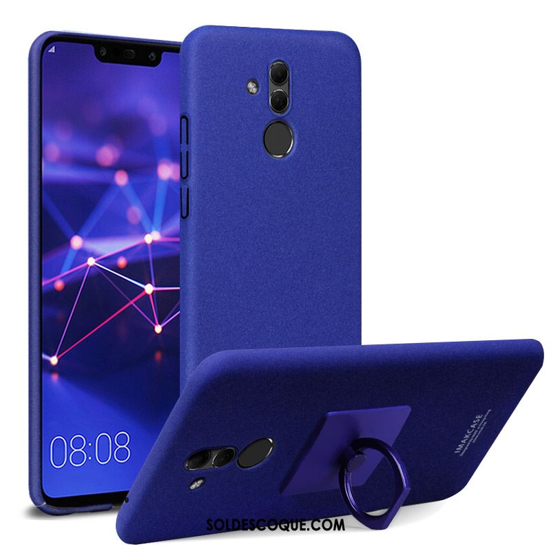 Coque Huawei Mate 20 Lite Anneau Bleu Incassable Protection Support En Ligne