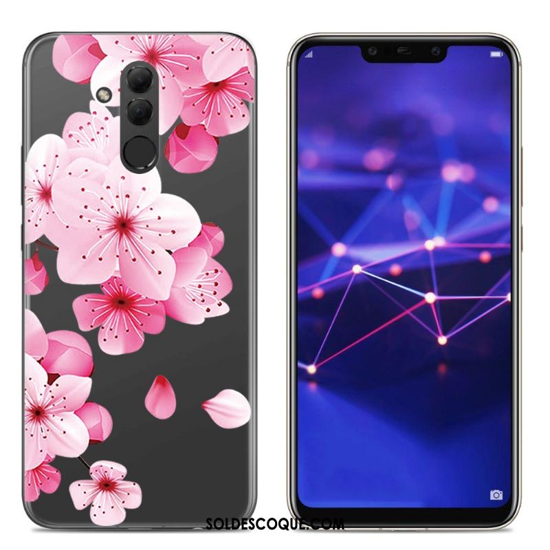 Coque Huawei Mate 20 Lite Créatif Dessin Animé Bleu Fluide Doux Étui En Ligne