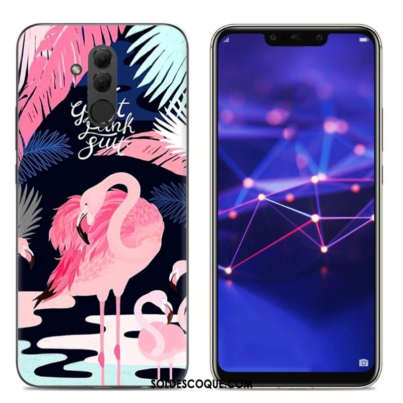 Coque Huawei Mate 20 Lite Créatif Dessin Animé Bleu Fluide Doux Étui En Ligne