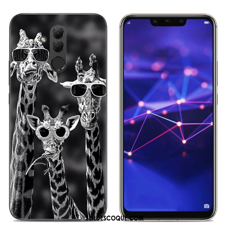 Coque Huawei Mate 20 Lite Créatif Dessin Animé Bleu Fluide Doux Étui En Ligne