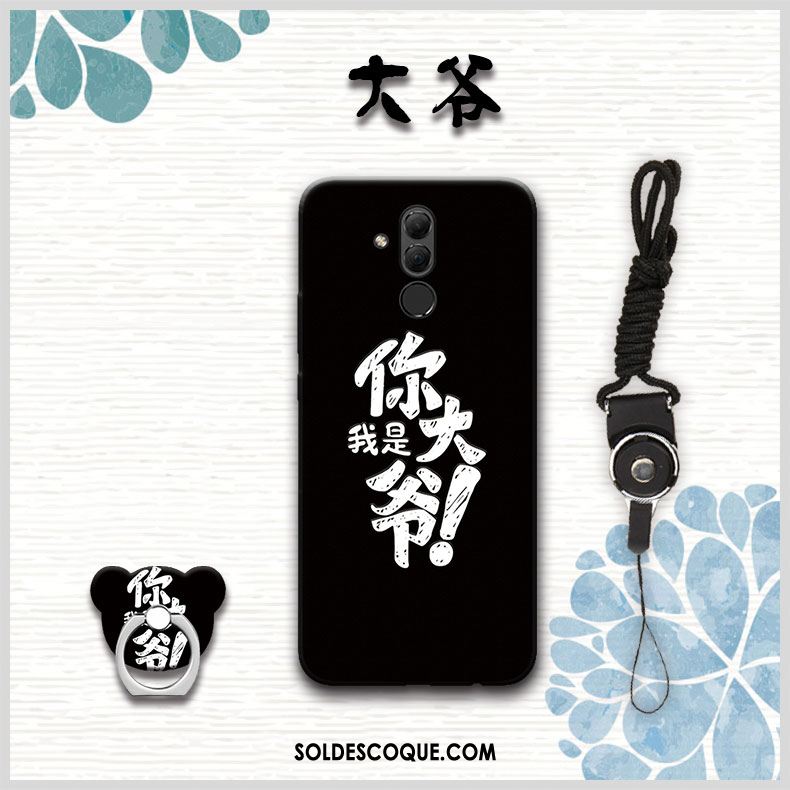 Coque Huawei Mate 20 Lite Dessin Animé Incassable Protection Gris Téléphone Portable Pas Cher