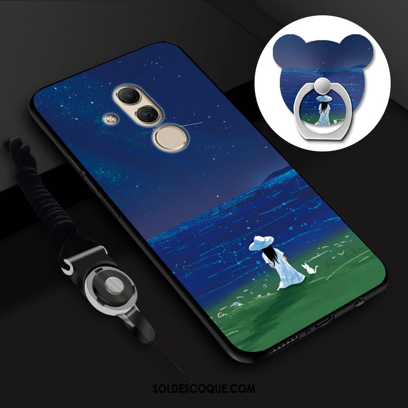 Coque Huawei Mate 20 Lite Fluide Doux Ornements Suspendus Étui Téléphone Portable Dessin Animé En Vente