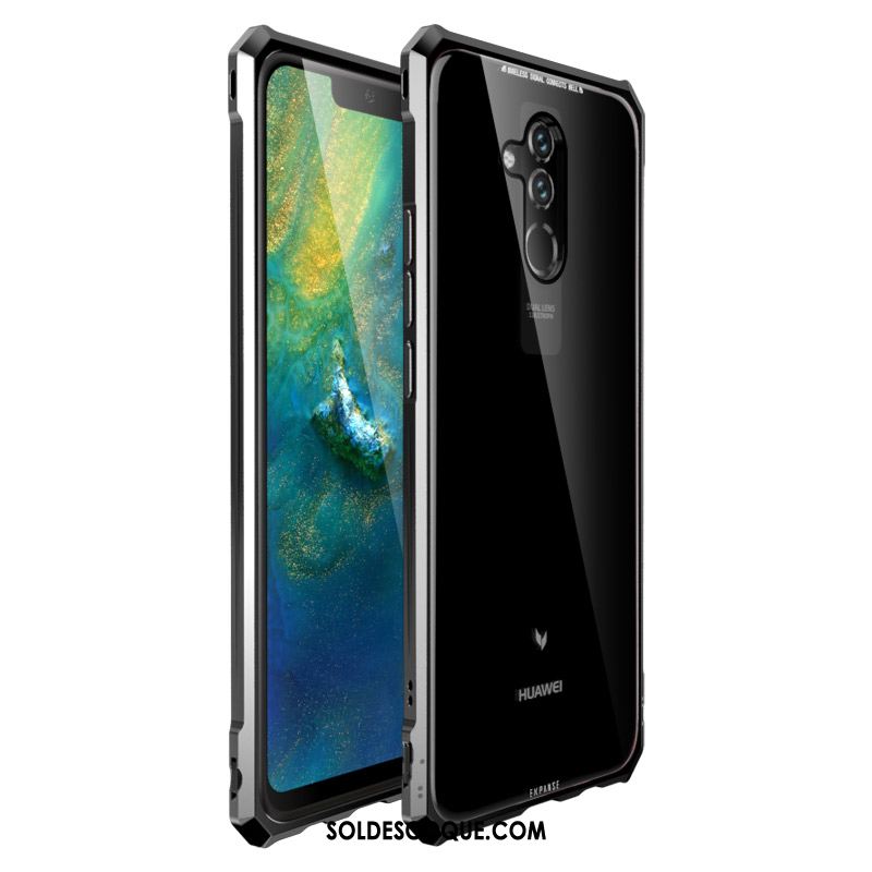 Coque Huawei Mate 20 Lite Métal Transparent Incassable Tout Compris Téléphone Portable Housse En Vente