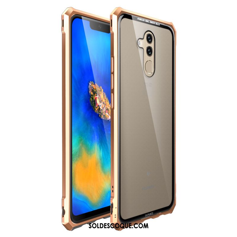 Coque Huawei Mate 20 Lite Métal Transparent Incassable Tout Compris Téléphone Portable Housse En Vente