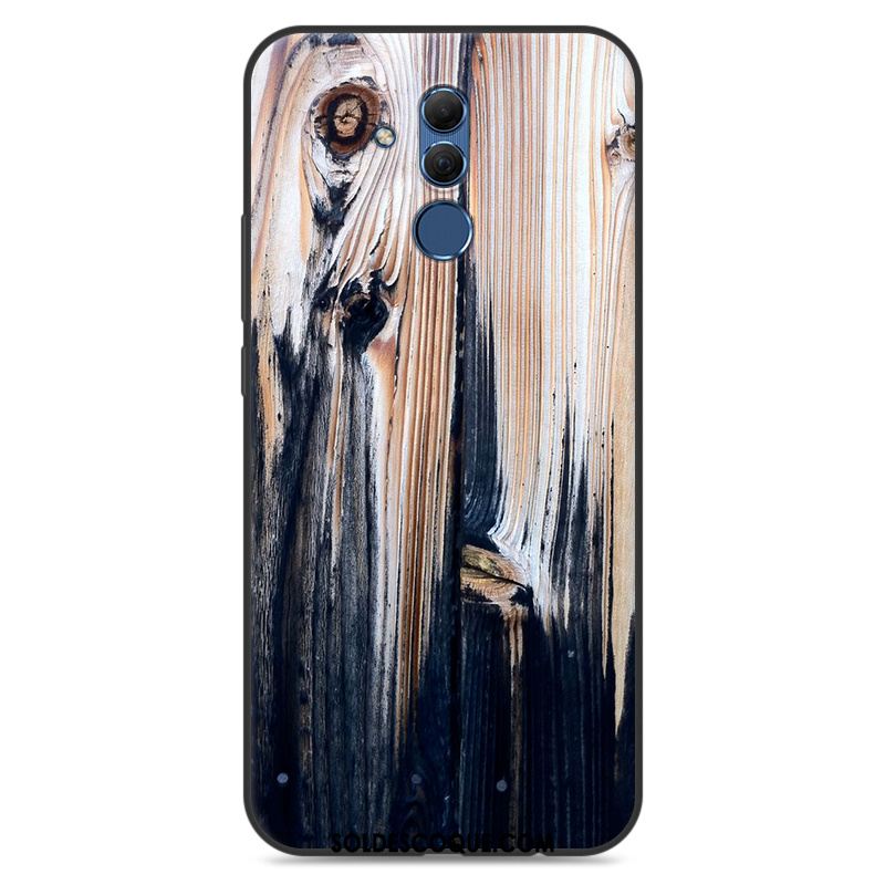 Coque Huawei Mate 20 Lite Peinture Incassable Créatif Bois Gris En Vente