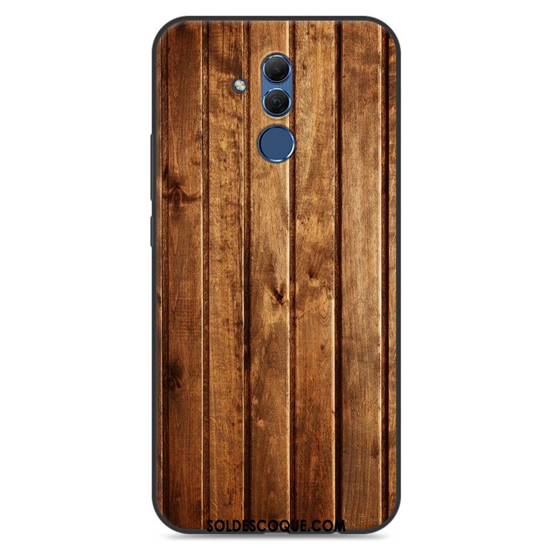 Coque Huawei Mate 20 Lite Peinture Incassable Créatif Bois Gris En Vente