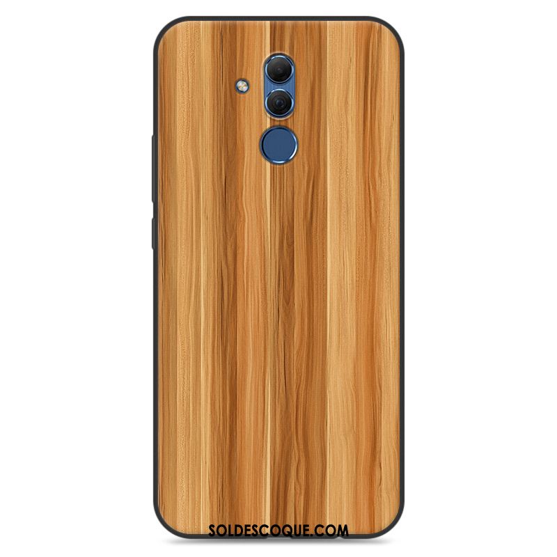 Coque Huawei Mate 20 Lite Peinture Incassable Créatif Bois Gris En Vente