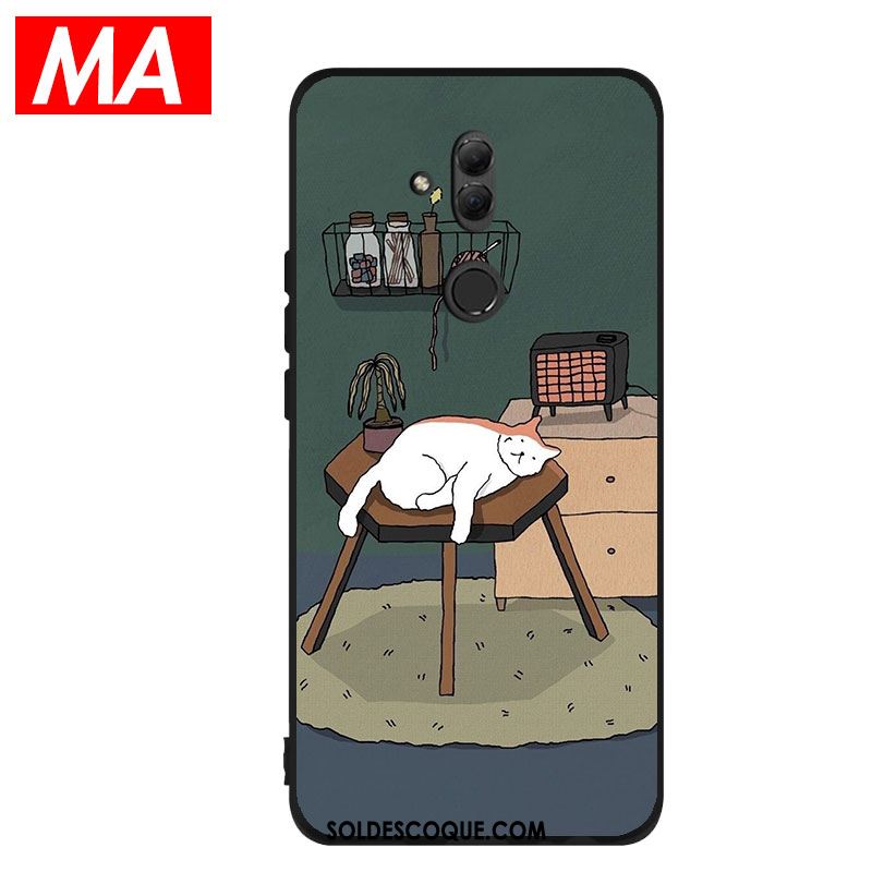 Coque Huawei Mate 20 Lite Protection Vert Silicone Téléphone Portable Dessin Animé En Vente