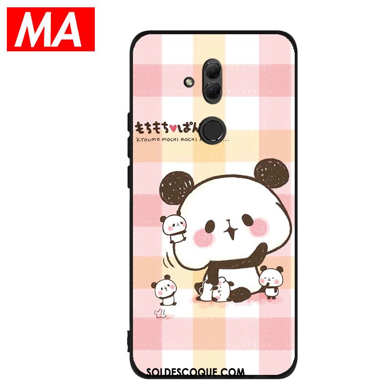 Coque Huawei Mate 20 Lite Rose Fluide Doux Mignonne Protection Charmant Housse France