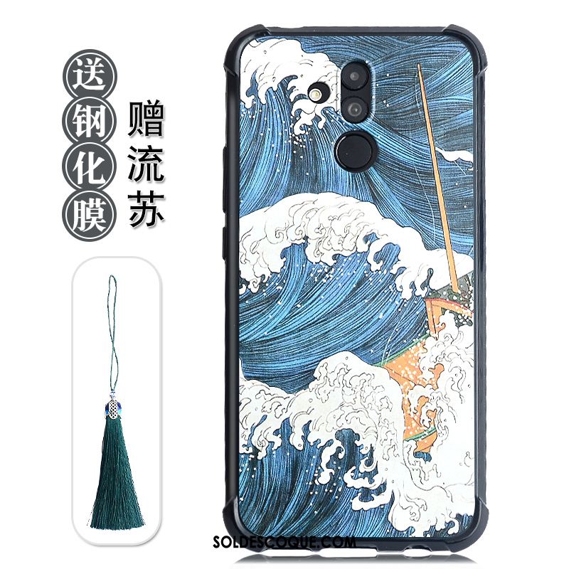 Coque Huawei Mate 20 Lite Téléphone Portable Gaufrage Créatif Étui Incassable Soldes