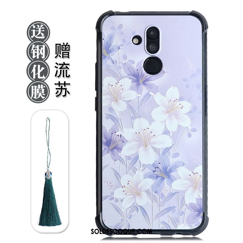 Coque Huawei Mate 20 Lite Téléphone Portable Gaufrage Créatif Étui Incassable Soldes