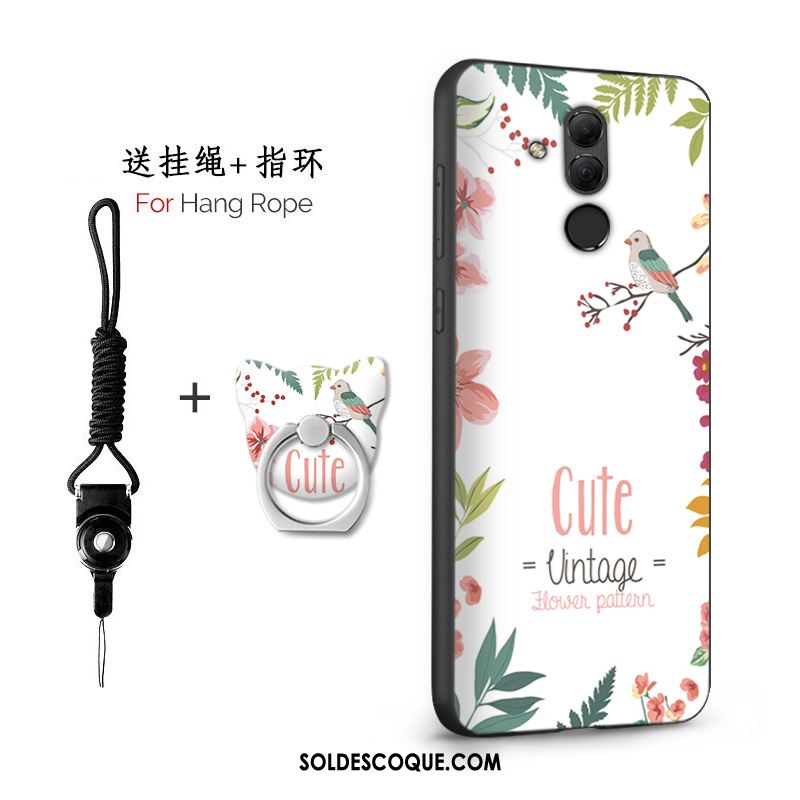 Coque Huawei Mate 20 Lite Téléphone Portable Silicone Gaufrage Incassable Étui En Ligne