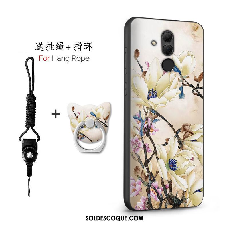 Coque Huawei Mate 20 Lite Téléphone Portable Silicone Gaufrage Incassable Étui En Ligne