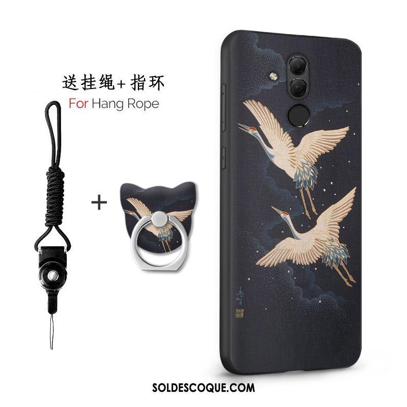 Coque Huawei Mate 20 Lite Téléphone Portable Silicone Gaufrage Incassable Étui En Ligne