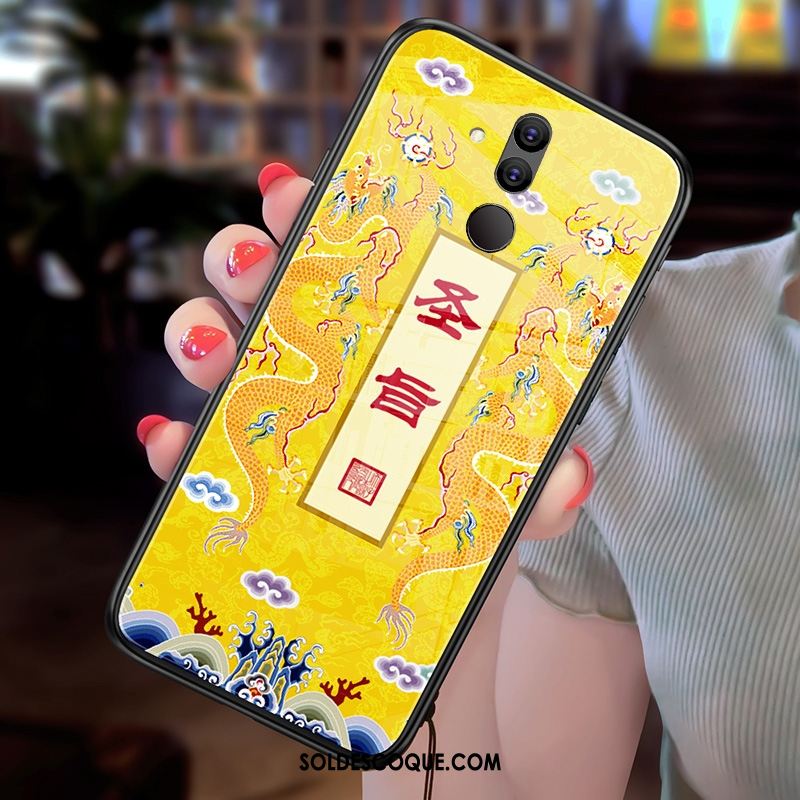 Coque Huawei Mate 20 Lite Verre Nouveau Style Chinois Palais Étui En Vente