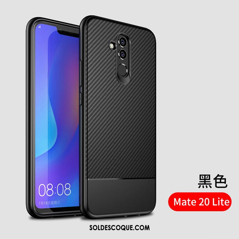 Coque Huawei Mate 20 Lite Étui Fluide Doux Protection Gris Téléphone Portable Housse En Vente