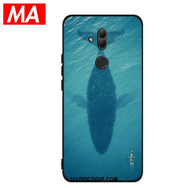 Coque Huawei Mate 20 Lite Étui Protection Téléphone Portable Fluide Doux Silicone Housse Soldes