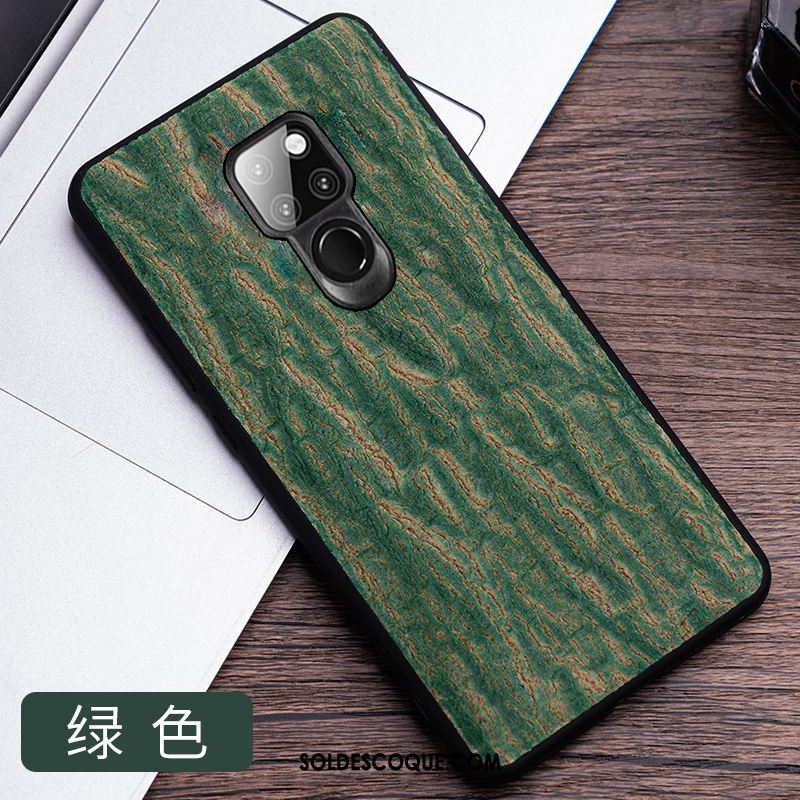 Coque Huawei Mate 20 Noir Luxe Cuir Véritable Étui En Cuir Téléphone Portable En Vente