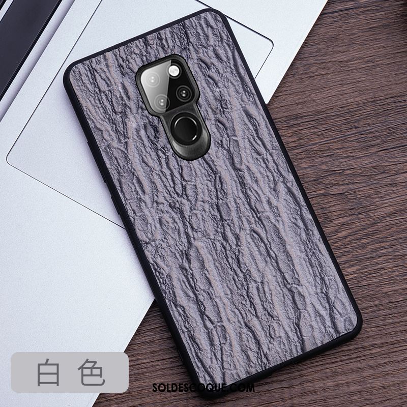 Coque Huawei Mate 20 Noir Luxe Cuir Véritable Étui En Cuir Téléphone Portable En Vente