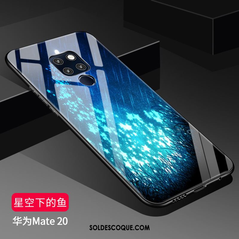 Coque Huawei Mate 20 Personnalité Blanc Tendance Protection Tout Compris Soldes