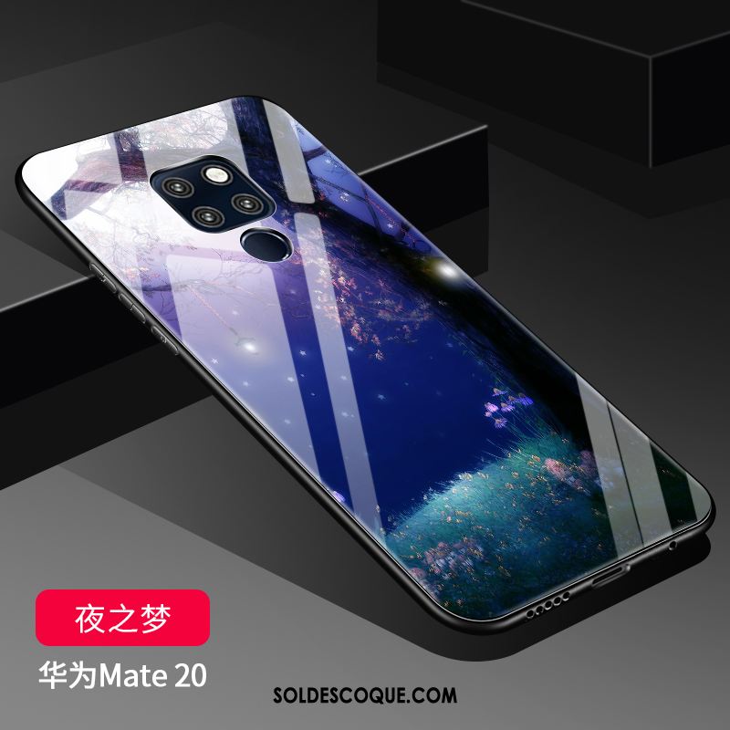 Coque Huawei Mate 20 Personnalité Blanc Tendance Protection Tout Compris Soldes