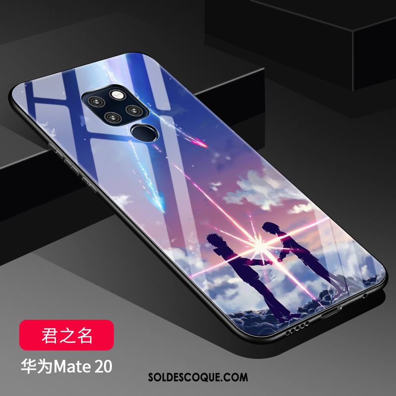 Coque Huawei Mate 20 Personnalité Blanc Tendance Protection Tout Compris Soldes