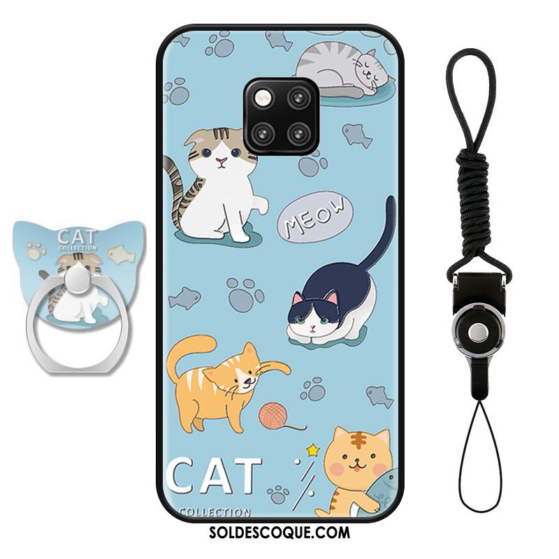 Coque Huawei Mate 20 Pro Créatif Fluide Doux Charmant Silicone Ornements Suspendus En Ligne