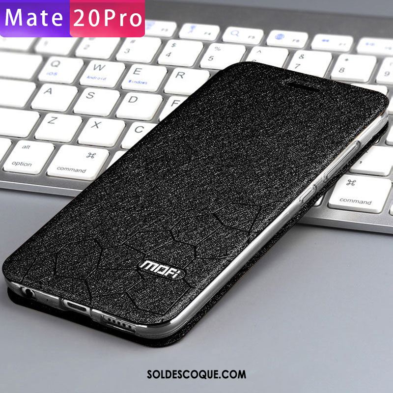 Coque Huawei Mate 20 Pro Incassable Marque De Tendance Délavé En Daim Protection Fluide Doux France