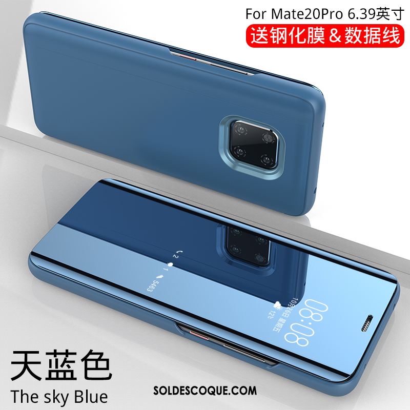 Coque Huawei Mate 20 Pro Miroir Incassable Tout Compris Téléphone Portable Clamshell Pas Cher