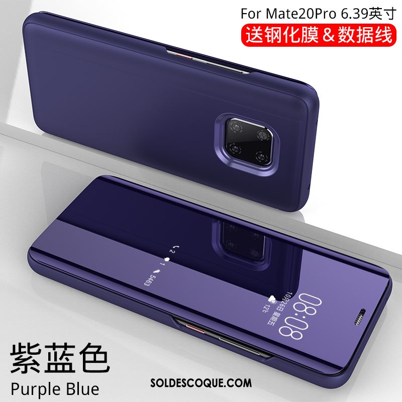 Coque Huawei Mate 20 Pro Miroir Incassable Tout Compris Téléphone Portable Clamshell Pas Cher