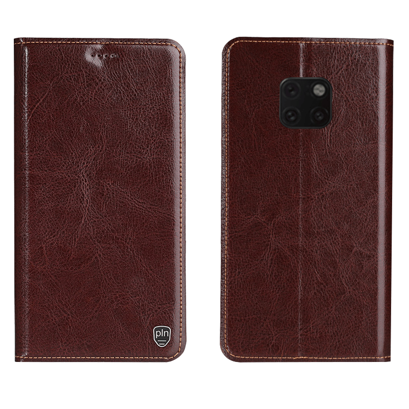 Coque Huawei Mate 20 Pro Protection Étui En Cuir Modèle Fleurie Rouge Tout Compris France