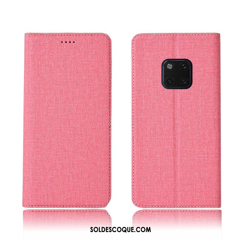 Coque Huawei Mate 20 Pro Silicone Étui En Cuir Lin Fluide Doux Incassable Pas Cher