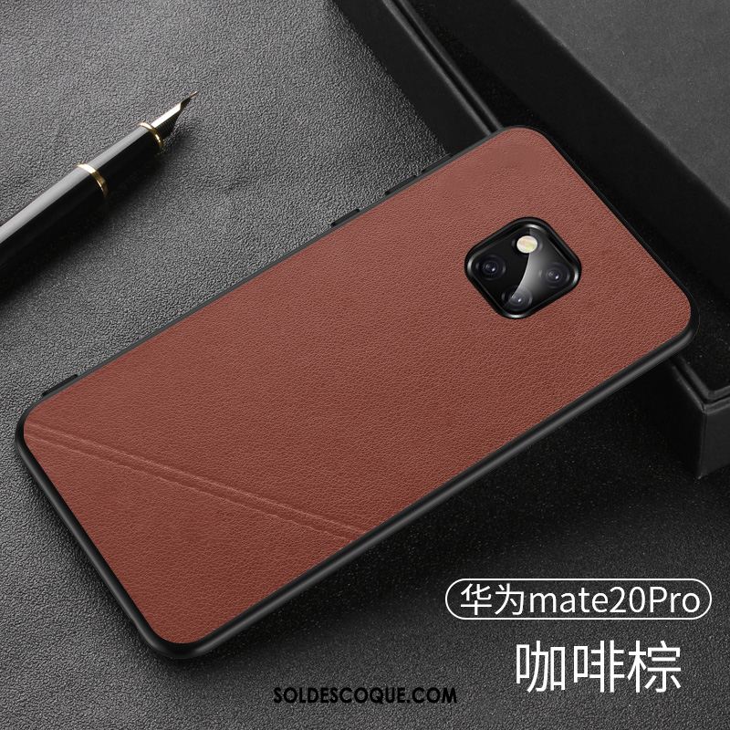 Coque Huawei Mate 20 Pro Tout Compris Cuir Véritable Qualité Téléphone Portable Business France