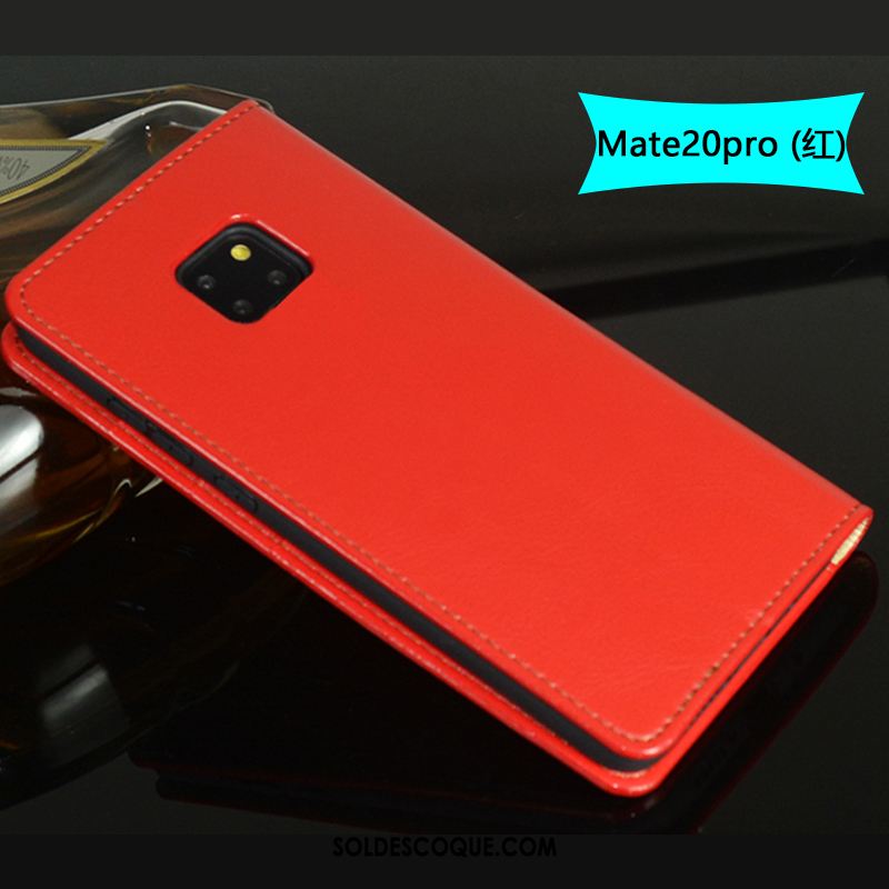 Coque Huawei Mate 20 Pro Téléphone Portable Étui En Cuir Business Orange Tout Compris Pas Cher