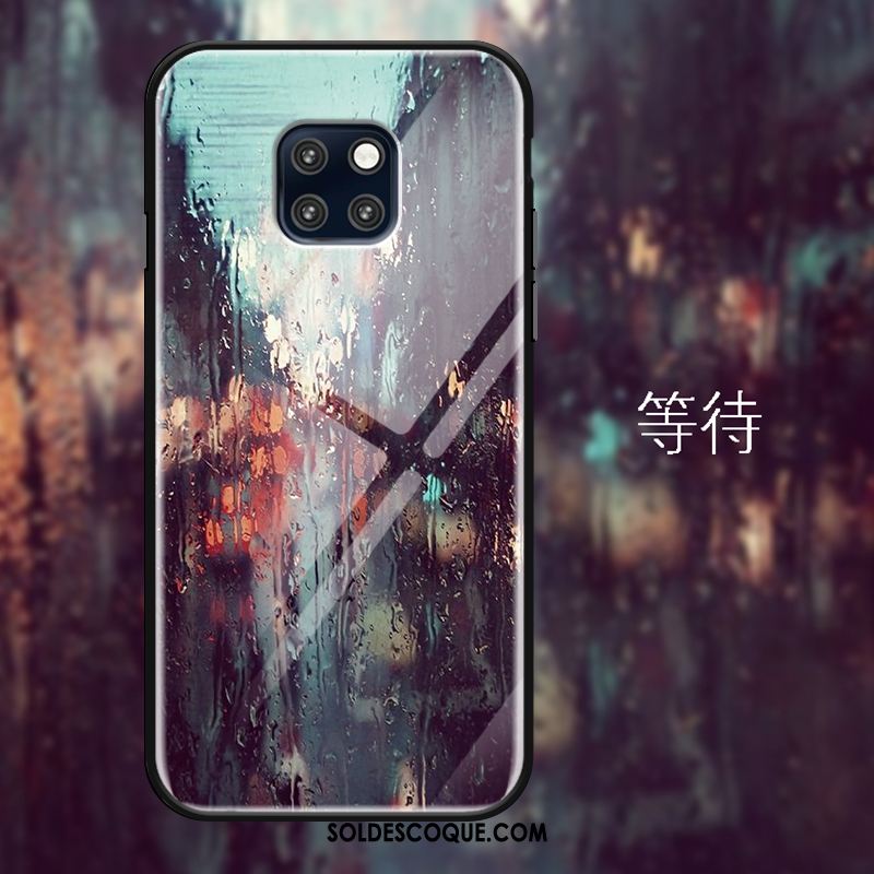 Coque Huawei Mate 20 Pro Verre Trempé Miroir Créatif Personnalité Tendance Pas Cher