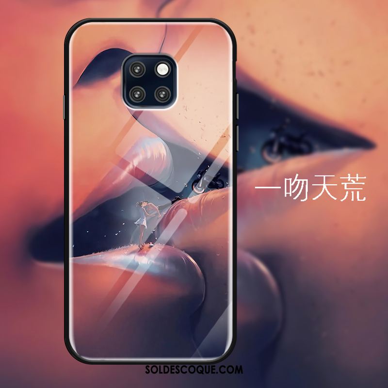 Coque Huawei Mate 20 Pro Verre Trempé Miroir Créatif Personnalité Tendance Pas Cher