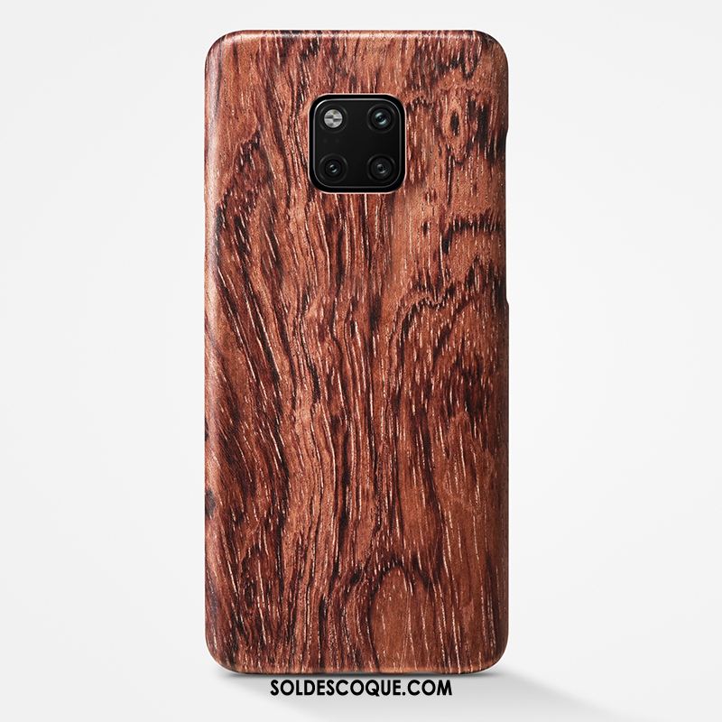 Coque Huawei Mate 20 Pro Étui Délavé En Daim Tout Compris Fleur Très Mince Soldes