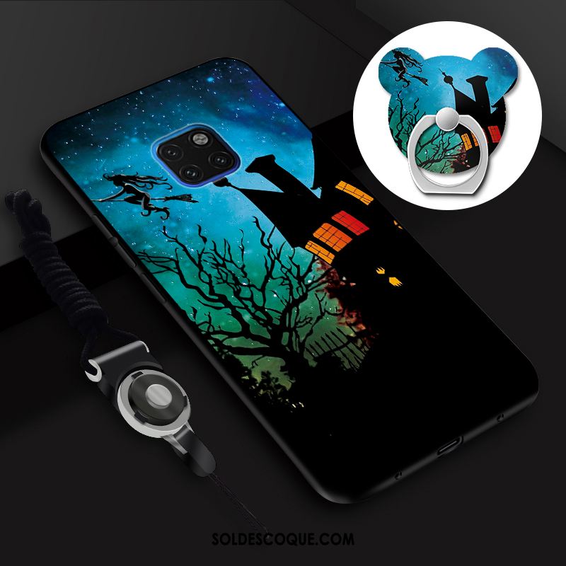 Coque Huawei Mate 20 Rs Art Vent Téléphone Portable Rose Silicone Housse En Ligne